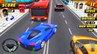 Car Racing in Fast Highway Traffic Screen Shot 16