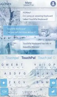 TouchPal Snowberg Keyboard Screen Shot 2