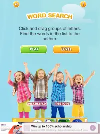 Word Search for Kids Screen Shot 0