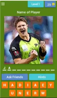 Guess the Cricket Player Name Screen Shot 0