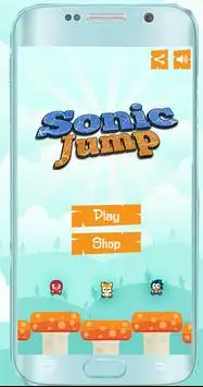 Sonic jumping - Juego Screen Shot 0