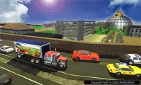 オフロードフルーツトランスポータートラック：ドライビングシミュレータ Screen Shot 3