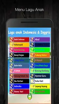 Lagu Anak indonesia dan Inggris Lengkap Offline Screen Shot 2