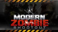 Modern Zombie Shootout Screen Shot 0