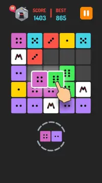 Merge Block Hexa: Dominoes Merged Puzzle Screen Shot 3