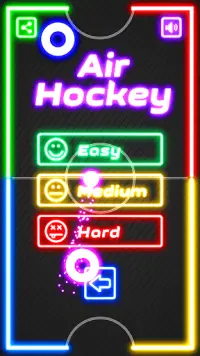 Air Hockey Glow: 2 Players Screen Shot 4
