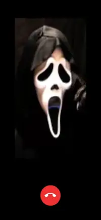 video Call chat with ghostface Screen Shot 3