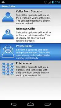 Fake Call Log Screen Shot 2