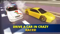 ड्रैग रेसिंग शिल्प: ?️ बहुत बढ़िया कार चालक खेल Screen Shot 3
