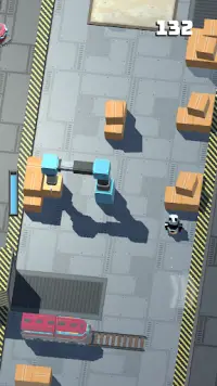 Pixel 3D Panda Runner - Factory Escape Screen Shot 4