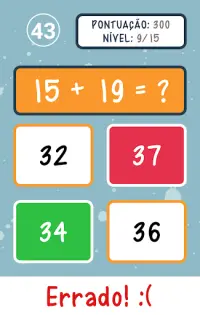 Jogos matemáticos para crianças Screen Shot 3