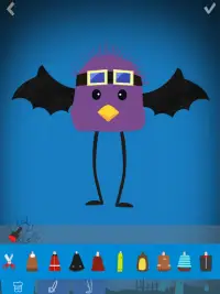 Halloween Paper Man Art-Juegos de arte infantil. Screen Shot 1