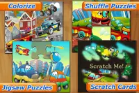 Cars for Kids: Puzzle Games ❤️🚗🚒🚚🚜🚌🚁✈️ Screen Shot 1