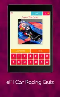 eF1 Car Racing Quiz Screen Shot 11
