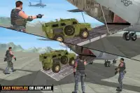 армия самолет транспортер: транспорт игры 2018 Screen Shot 0
