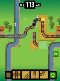 Gold Train FRVR - Best Railroad Maze Game Screen Shot 0