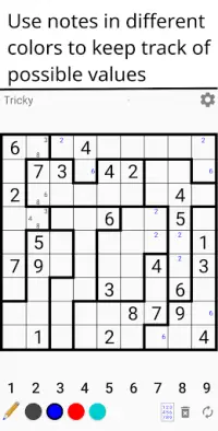 Jigsaw Sudoku Screen Shot 1