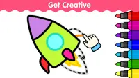 어린이용 색칠 공부 게임 - 그림 그리고 색칠 공부책 Screen Shot 3