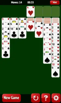 Yukon Solitaire Screen Shot 1