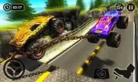 Цепные грузовики-монстры: Ramp Racing Stunts Screen Shot 2