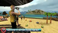 समुद्र तट लाईफगार्ड बचाव खेल Screen Shot 10