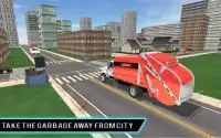 Real City Garbage Truck sim 3D Screen Shot 10