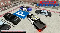 Real Polizei Auto Parken: 3D Parken Simulator Screen Shot 0