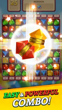 Jewels and Gems Blast: Fun Match 3 Puzzle Game Screen Shot 1