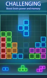 Quebra-cabeça brilho - jogo de puzzle bloco Screen Shot 2