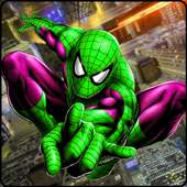 Super Spider against Super Bat : Battle of Hero