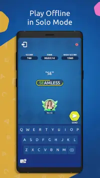 Wordy - Multiplayer Word Game Screen Shot 1