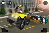 Police Chase Monster Truck in City Screen Shot 13