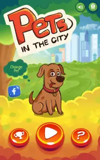 Pets in the city - Happy jump Screen Shot 11