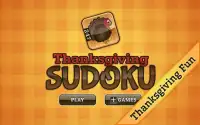 Thanksgiving Sudoku Screen Shot 1