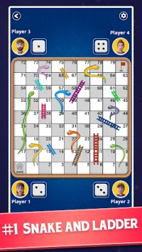 Snakes and Ladders - Ludo Game Screen Shot 1