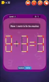 Matches Math Screen Shot 1