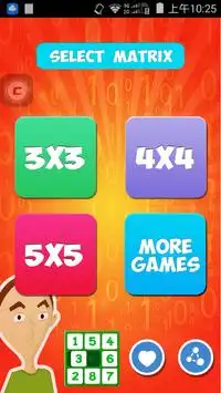 NumberMatrix The Brain Game Screen Shot 0