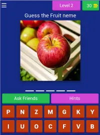 Fruits - Vegetables Quiz Screen Shot 7