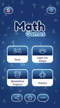 Juegos matemáticas - suma, resta, multiplicación Screen Shot 0
