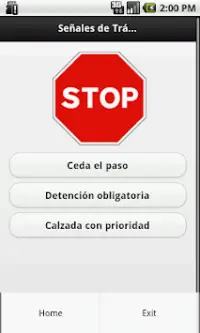 Spanish Traffic Signals Screen Shot 1