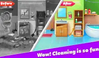 Dream Home Cleaning Game Wash Screen Shot 2