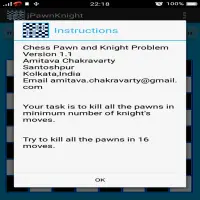 Chess Pawn and Knight Problem Screen Shot 6