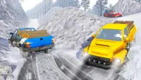 बर्फ ट्रक सिम्युलेटर: ऑफ रोड दानव ट्रक खेलों Screen Shot 0
