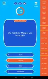 Neuer Millionär - Millionaire quiz game in German Screen Shot 9