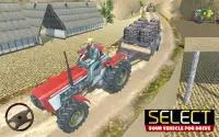 Tractor Trolley Simulator Cargo 3D Tractor Drive Screen Shot 3