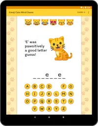 Emoji Cats Word Guess Screen Shot 17