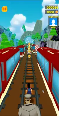 Subway 3D Endles Train SurfRun Screen Shot 2