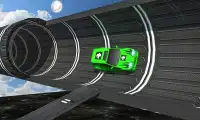 Impossible sky tracks car stunt simulator Screen Shot 2