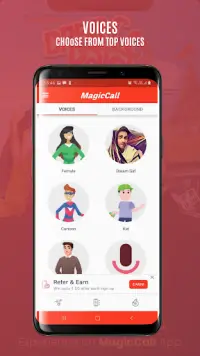 Magic Call - Aplikasi Tukar Suara Screen Shot 0