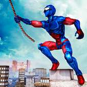 Mutant Spider hero: Flying Robot Car games